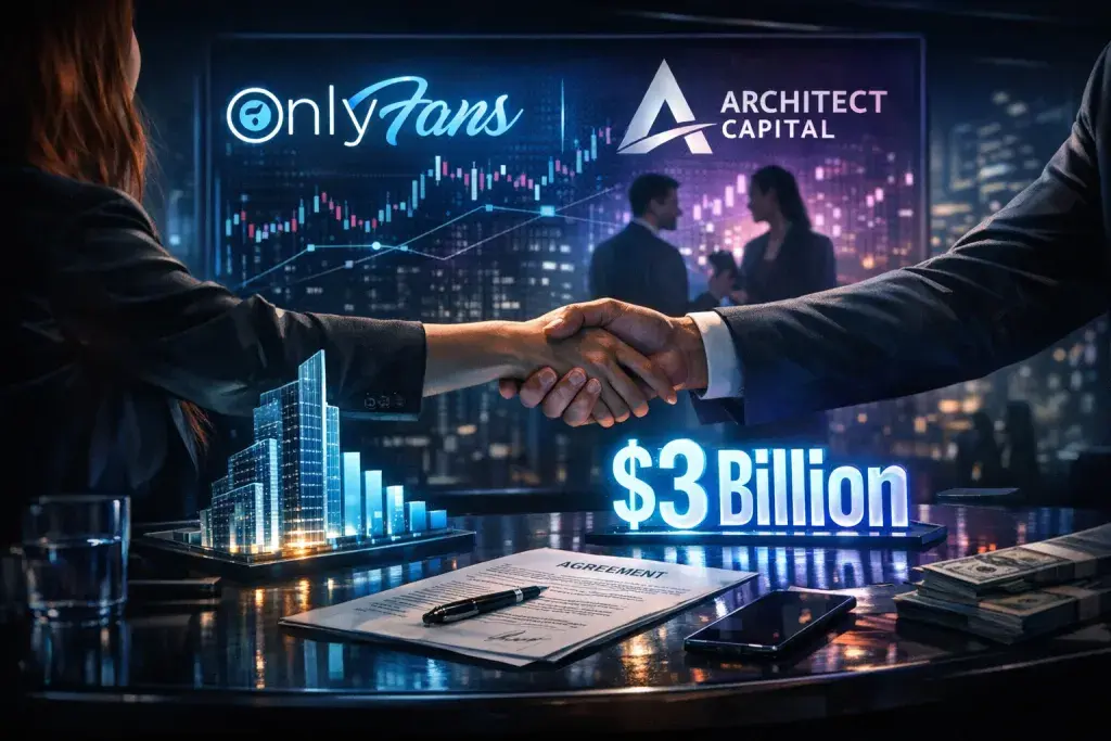 OnlyFans Negotiates Stake Sale to Architect Capital at Over $3 Billion Valuation