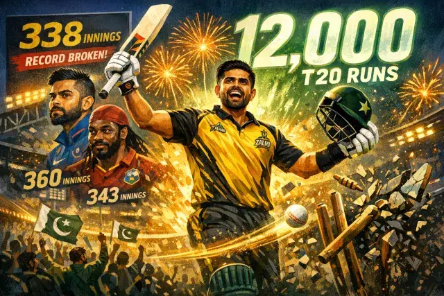 Babar Azam Breaks Global Record, Becoming Fastest to 12,000 T20 Runs